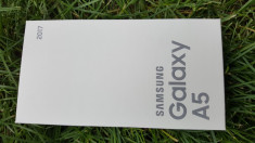 Samsung Galaxy A5 2017 Black / Negru sigilat !! garantie, factura foto