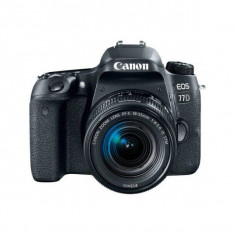 Aparat foto DSLR Canon EOS 77D 24.2 Mpx WiFi Kit EF-S 18-55mm f/4-5.6 IS STM foto
