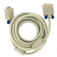4World cablu monitor SVGA D-Sub , ferita, grey foto