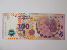 Argentina 100 Pesos 2012 comemorativi Maria Eva Duarte De Peron foto