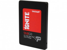 SSD Patriot Ignite, 960GB, 2.5&amp;amp;quot;, SATA3, rata transfer r/w: 560/545 mb/s, 7mm foto