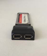 Adaptor Express card 1394a 2 porturi IEEE Firewire (549) foto