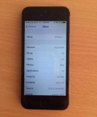 iPhone 5 16GB Negru Black NEVERLOCK IMPECABIL POZE REALE |VANZATOR GOLD+CADOU foto