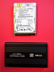 Hard extern 320GB / HDD portabil 320GB WD/Seagate SATA 2,5&amp;quot; USB 2.0 foto