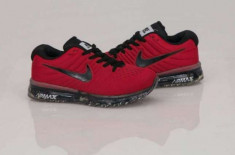 Nike Air Max 2017 rosu cu negru unisex marimi de la 36 la 44 foto