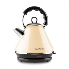 Klarstein Charlotte II ceainic wireless 1,7L 2200W crem foto