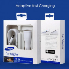 Incarcator Auto Samsung Original Adaptive Fast Charger 12-24V 2A foto