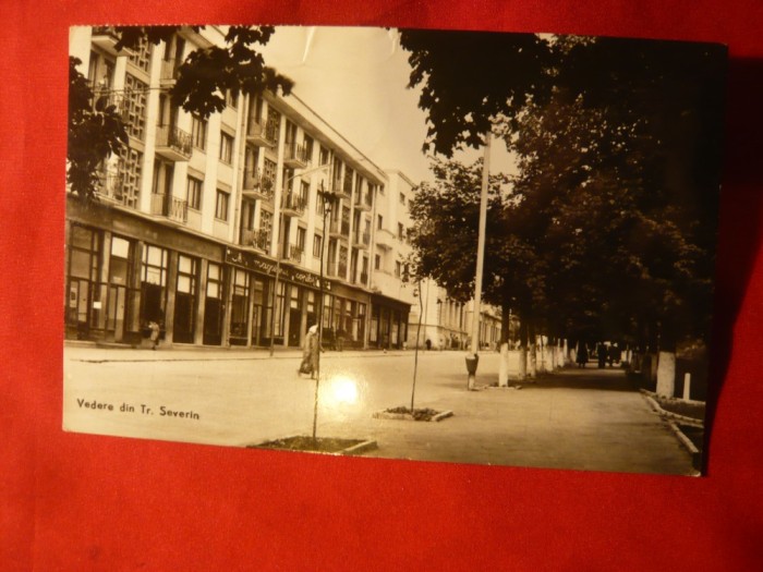 Ilustrata Turnu Severin ,circulat 1957 cu bloc 4x10 bani uzuale foto mare Ilustrata Turnu Severin ,circulat 1957 cu bloc 4x10 bani uzuale foto mare