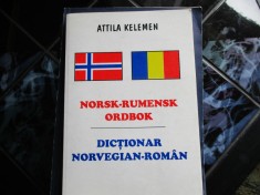 DICTIONAR NORVEGIAN-ROMAN ATTILA KELEMEN foto