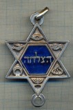 ZET 524 MEDALIE- MEDALION EVREIESC, CU SIMBOLURI RELIGIOASE CRESTINE SI MASONICE