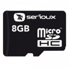 Card memorie Serioux Micro SDHC 8GB Clasa 4 + Adaptor SD foto