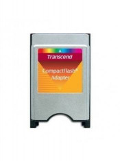 Adaptor Transcend PCMCIA pentru Compact Flash foto