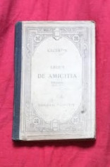 Laelius De amicitia : dialogus / Cicero text latin comentat foto