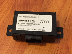 ECU Control Unitate Alarma Audi A3 A4 A6 A8 Modul Calculator 4B0 951 173 ! foto