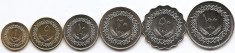 Libia Set 6 -1, 5, 10, 20, 50, 100 Dirham 1979 - UNC!!! foto