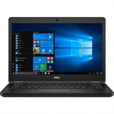 Laptop Dell Latitude 5480 14 inch Full HD Intel Core i5-7200U 8GB DDR4 256GB SSD FPR Windows 10 Pro Black foto