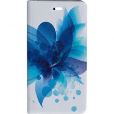 Husa Flip Cover Tellur Folio pentru Huawei P9 Blue flower foto