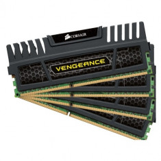 Memorie RAM Corsair, DIMM, DDR3, 32GB, 1866MHz, 10-11-10-30, Kit 4x8GB, radiator Vengeance, quad ch foto