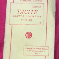 Histoires Istorii / Tacite Tom. 2 ed. bilingva franceza-latina