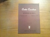 COSTIN CAZABAN (autograf) - ANTIMEMORIA Cvartet de Coarde - Muzicala, 1981, 23p., Alta editura