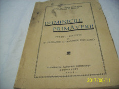 duminicile primaverii- v. vasilache- predici transm. prin radio- 1943 foto