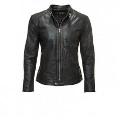 Geaca de Piele Barbati Freaky Nation Neagra Jacko foto