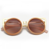 Ochelari Soare Fashion Dama CAT EYE DESIGN - RAma MEtalica , UV400 - Model 3, Femei, Protectie UV 100%, Metal