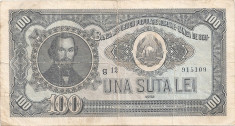 ROMANIA 100 LEI 1952 F foto