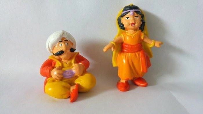 lot 2 figurine cauciuc Aladin, 1978 Taurus Schleich, W Germany, vechi, colectie foto mare lot 2 figurine cauciuc Aladin, 1978 Taurus Schleich, W Germany, vechi, colectie foto mare