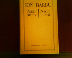 Ion Barbu Nadir latent, ed. bilingva romana-franceza foto