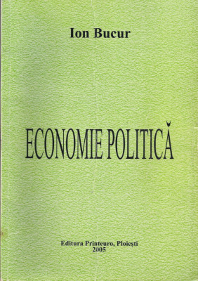 Economie Politica 2005 Ion Bucur foto