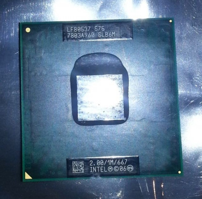 Procesor Intel Celeron M 575 2 Ghz 1M 667 cod SLB6M foto