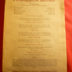 Revista Fundatiilor Regale -iulie 1946 , 240 pag