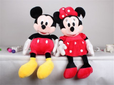 Mickey si Minnie Mouse set jucarii de plus muzicale 30cm foto