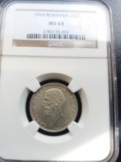 1 LEU 1910 - NGC MS 63 foto