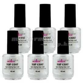 6x Top Coat cu uscare rapida 15ml foto mare 6x Top Coat cu uscare rapida 15ml foto mare