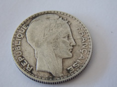 Moneda din argint 10 francs 1931(5119) foto
