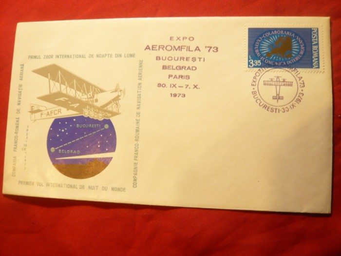 Plic - Expozitia Aeromfila &#039;73 - Aviatie