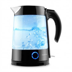 Klarstein Pure Water Kettle 1.7L 2200W LED albastru foto