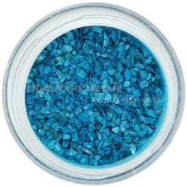 Scoici zdrobite pentru nail art ? turcoaz inchis foto mare Scoici zdrobite pentru nail art ? turcoaz inchis foto mare