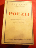 M.Eminescu - Poezii -Ed.Nationala Ciornei -Ed.1938 intocmita de G.Calinescu