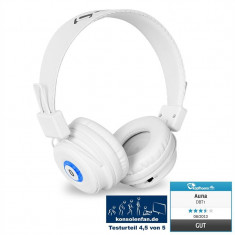 Ca?ti Auna DBT - 1 Bluetooth baterie handsfree albe foto