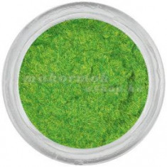 Pudra casmir verde oliv cu efect catifelat foto