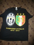 Tricou al Echipei Juventus Torino - Fotbal - Jubileu 31 Campionate ale Italiei, Negru, M