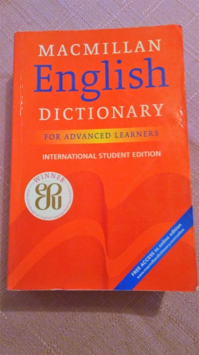 Macmillan English Dictionary for Advanced Learners.International Student Edition foto mare Macmillan English Dictionary for Advanced Learners.International Student Edition foto mare