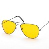 Ochelari Condus Noapte Anti-orbire UV400 Polarizati Aviator + Husa Microfibra Model 1