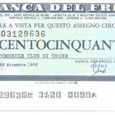 !!! ITALIA = BANCA DEL FRIULI - 150 LIRE 1976 - UNC / CEA DIN SCAN