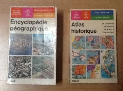 Atlas Historique / Encyclopedie geographique Stock 1968-9 foto