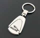 Breloc auto metalic pentru Jaguar argintiu + cutie simpla cadou