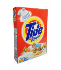 Tide detergent pudra manual 2in1 Lenor Touch - 450 g foto